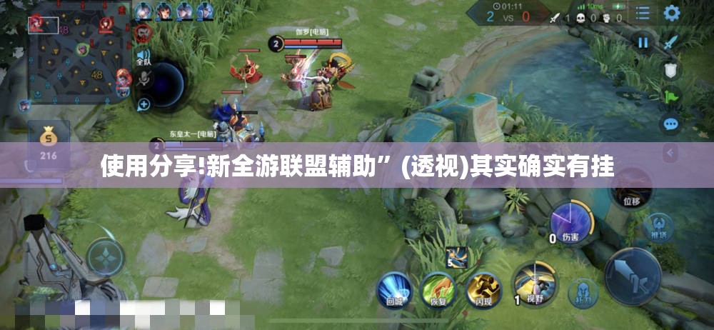 使用分享!新全游联盟辅助	”(透视)其实确实有挂