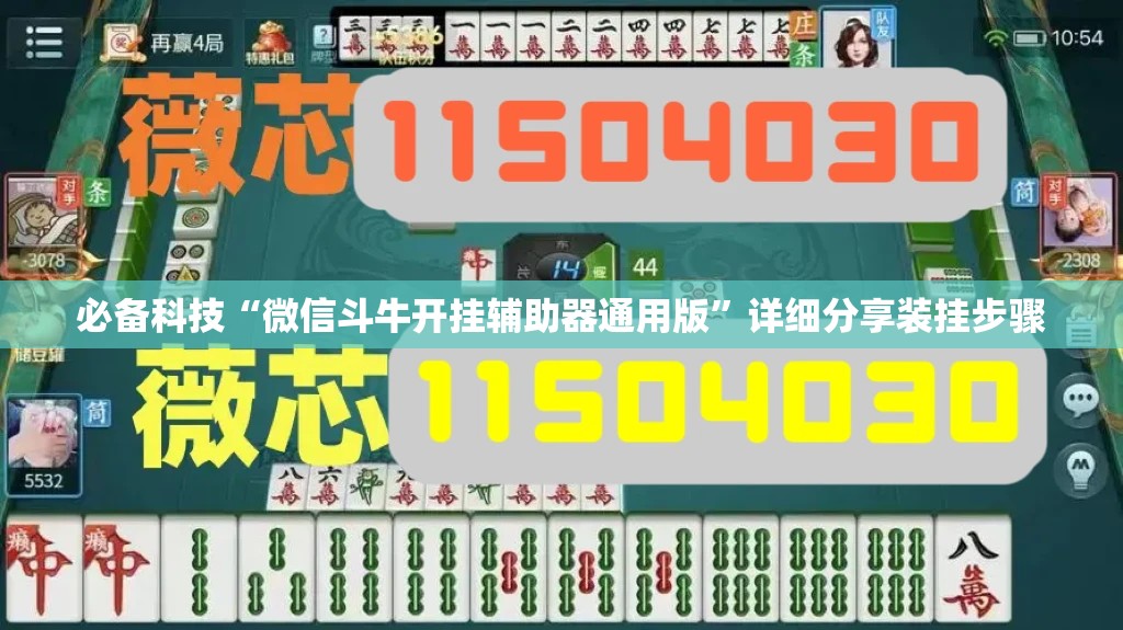 必备科技“微信斗牛开挂辅助器通用版”详细分享装挂步骤