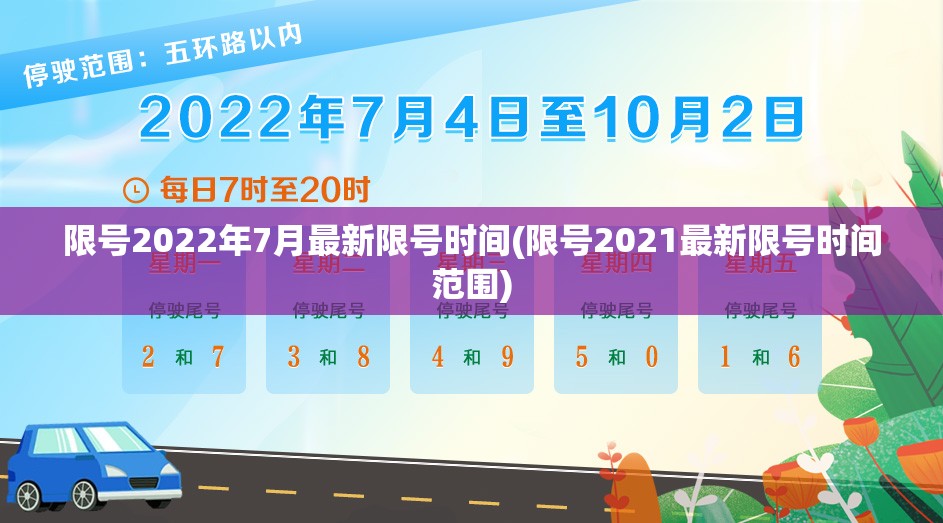 限号2022年7月最新限号时间(限号2021最新限号时间范围) 限号2022年7月最新限号时间(限号2021最新限号时间范围)
