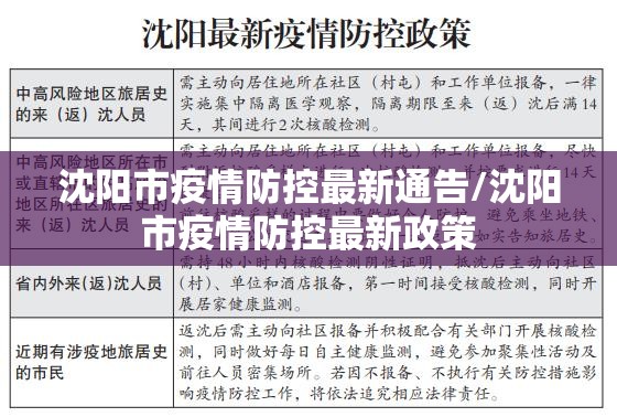 沈阳市疫情防控最新通告/沈阳市疫情防控最新政策 沈阳市疫情防控最新通告/沈阳市疫情防控最新政策