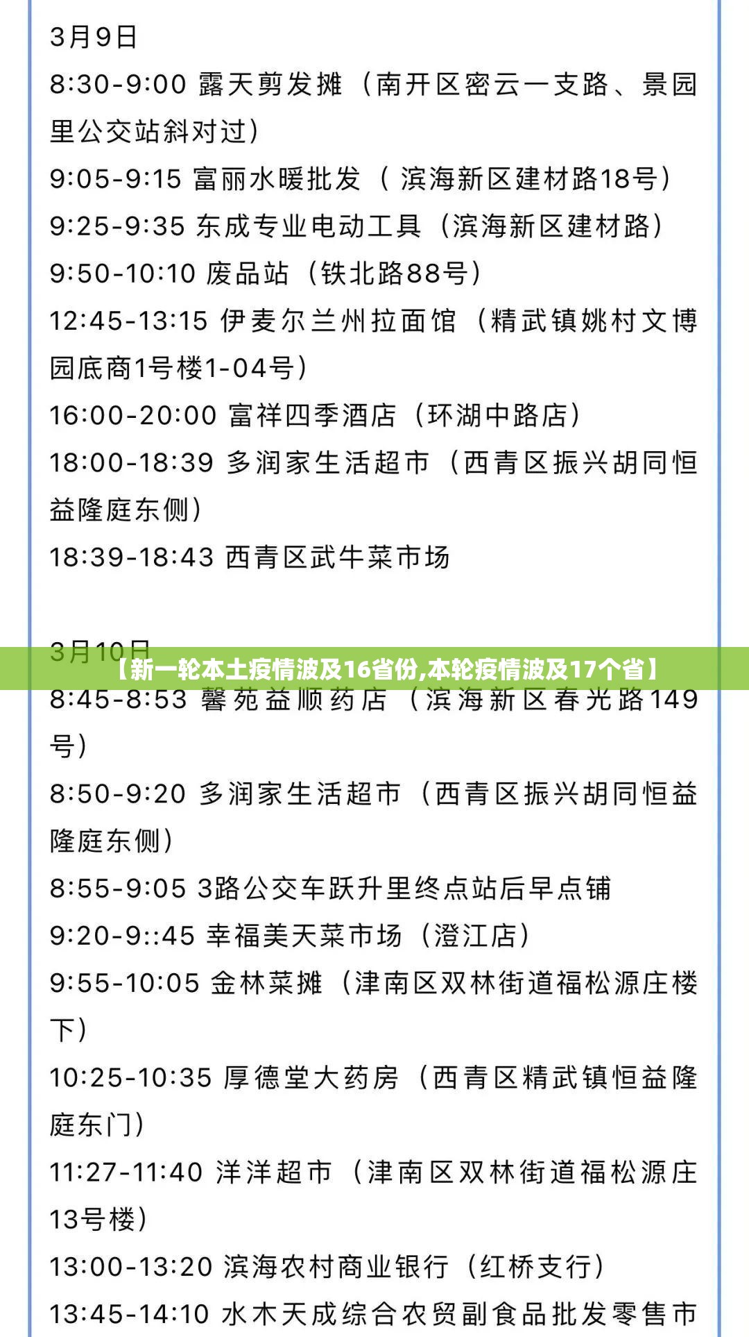 【新一轮本土疫情波及16省份,本轮疫情波及17个省】