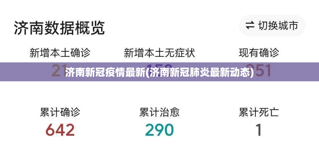 济南新冠疫情最新(济南新冠肺炎最新动态) 济南新冠疫情最新(济南新冠肺炎最新动态)