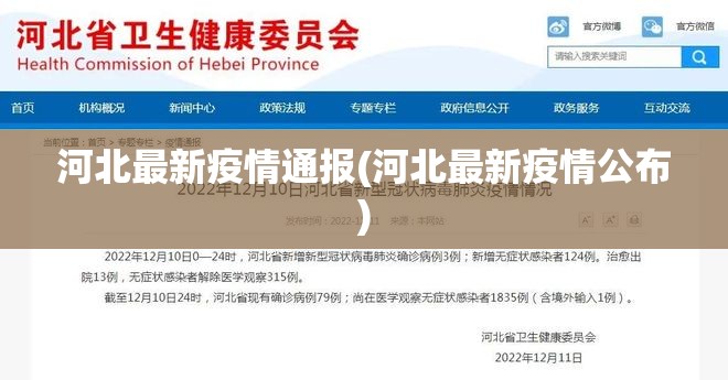 河北最新疫情通报(河北最新疫情公布)