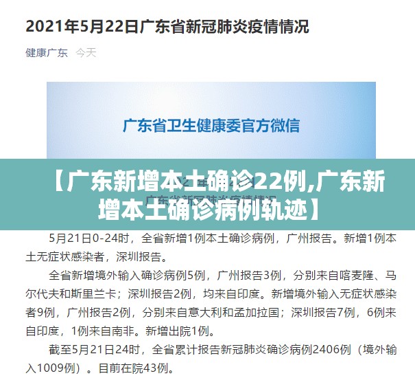【广东新增本土确诊22例,广东新增本土确诊病例轨迹】 【广东新增本土确诊22例,广东新增本土确诊病例轨迹】