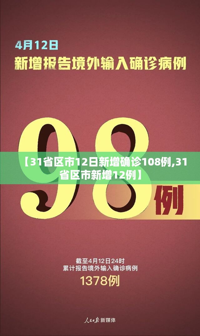 【31省区市12日新增确诊108例,31省区市新增12例】