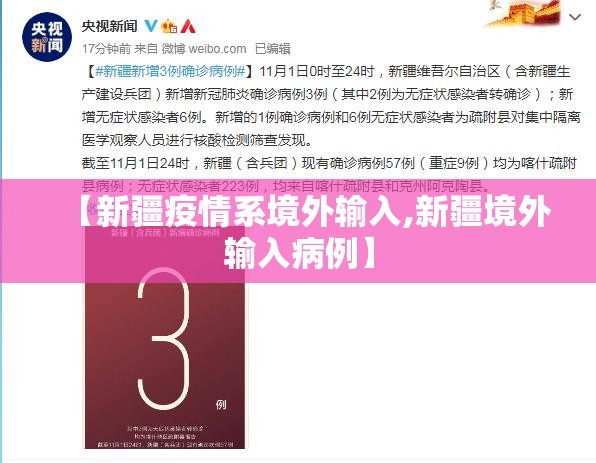 【新疆疫情系境外输入,新疆境外输入病例】 【新疆疫情系境外输入,新疆境外输入病例】