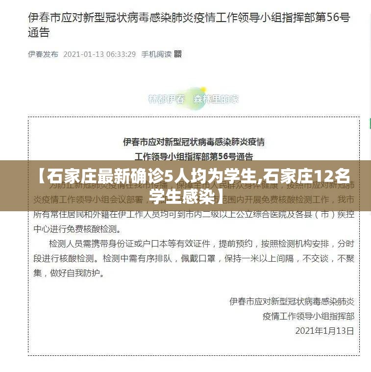 【石家庄最新确诊5人均为学生,石家庄12名学生感染】 【石家庄最新确诊5人均为学生,石家庄12名学生感染】