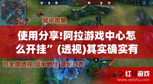 使用分享!阿拉游戏中心怎么开挂”(透视)其实确实有挂