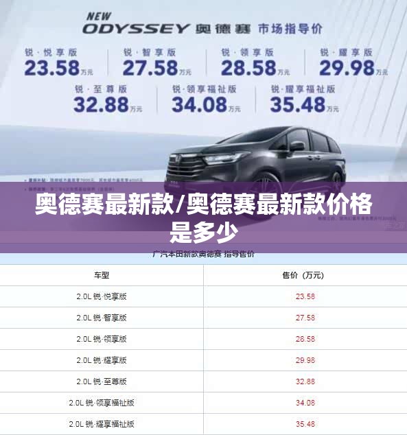 奥德赛最新款/奥德赛最新款价格是多少 奥德赛最新款/奥德赛最新款价格是多少