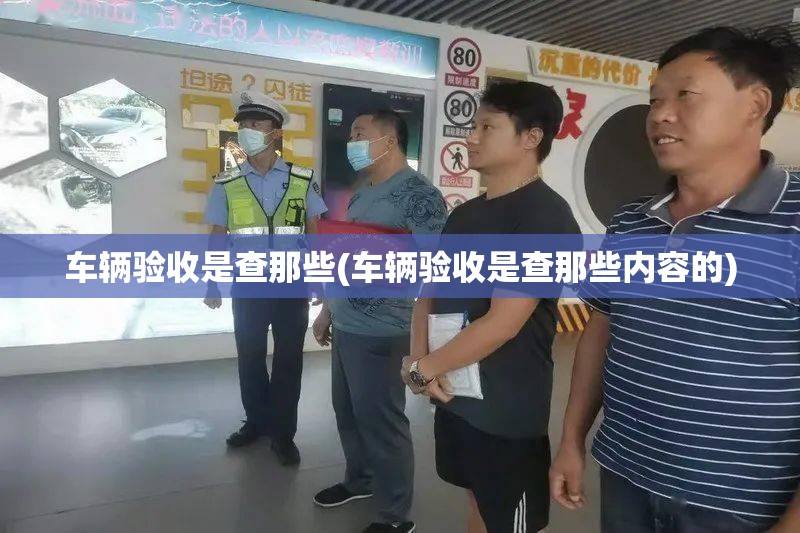 车辆验收是查那些(车辆验收是查那些内容的) 车辆验收是查那些(车辆验收是查那些内容的)