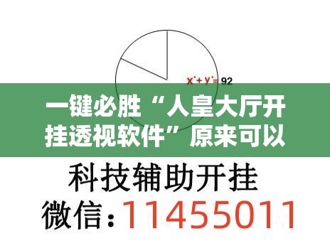 一键必胜“人皇大厅开挂透视软件”原来可以开挂