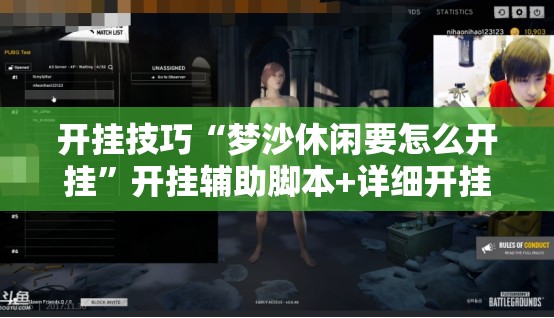 开挂技巧“梦沙休闲要怎么开挂”开挂辅助脚本+详细开挂安装教程