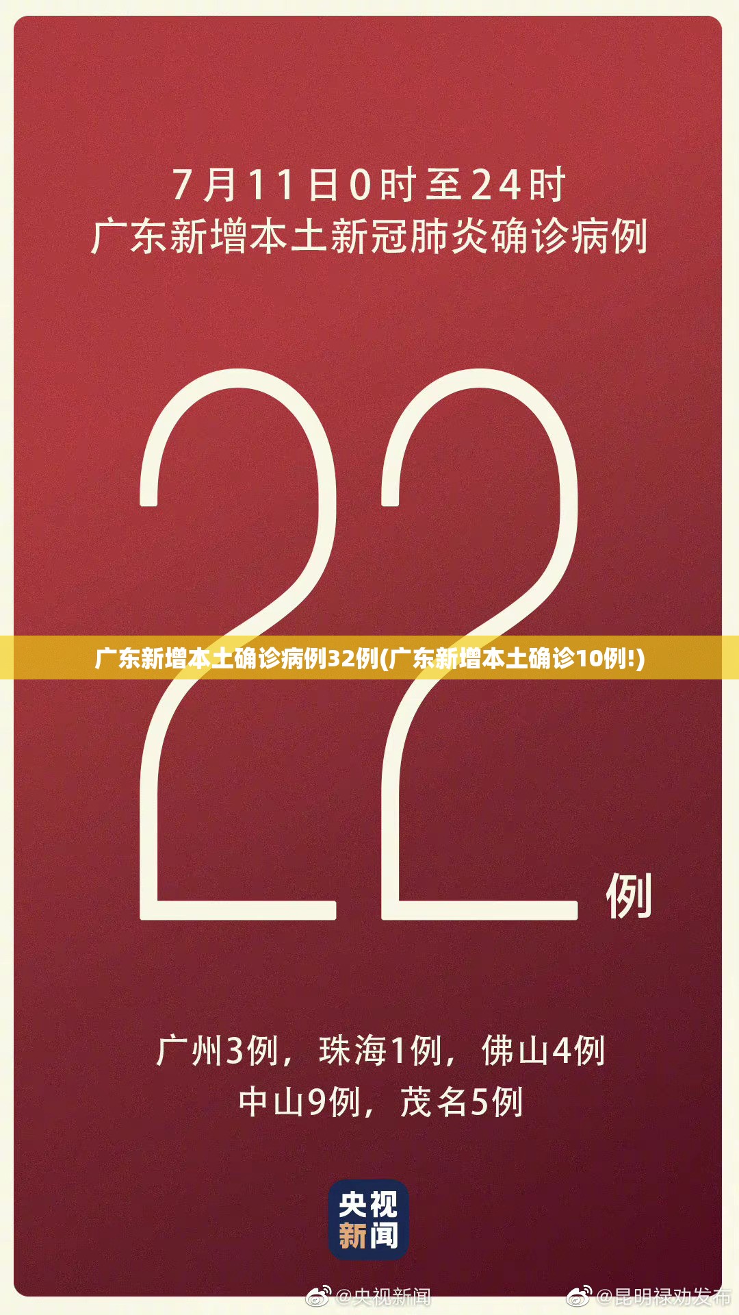 广东新增本土确诊病例32例(广东新增本土确诊10例!)