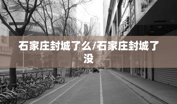 石家庄封城了么/石家庄封城了没