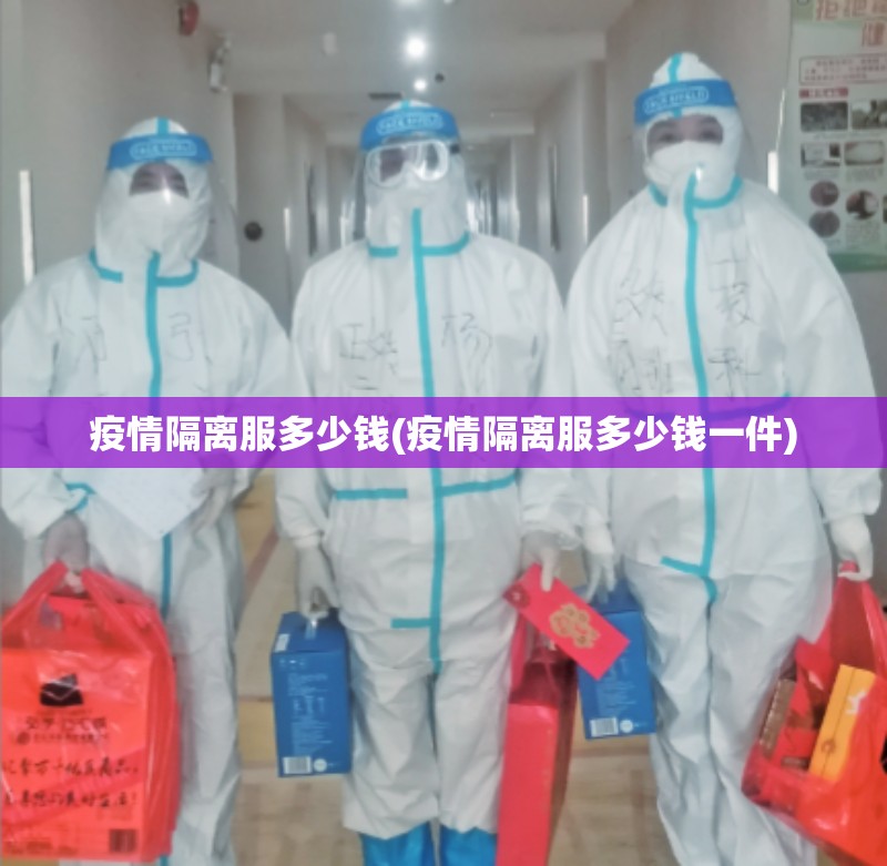 疫情隔离服多少钱(疫情隔离服多少钱一件)