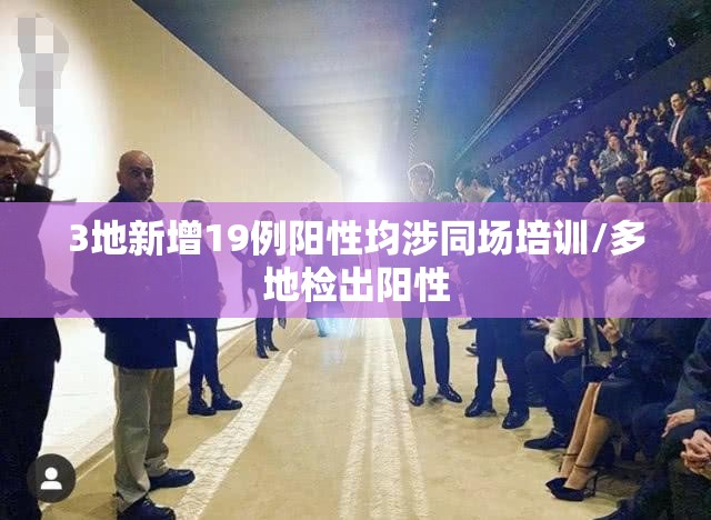 3地新增19例阳性均涉同场培训/多地检出阳性 3地新增19例阳性均涉同场培训/多地检出阳性