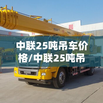 中联25吨吊车价格/中联25吨吊车型号规格