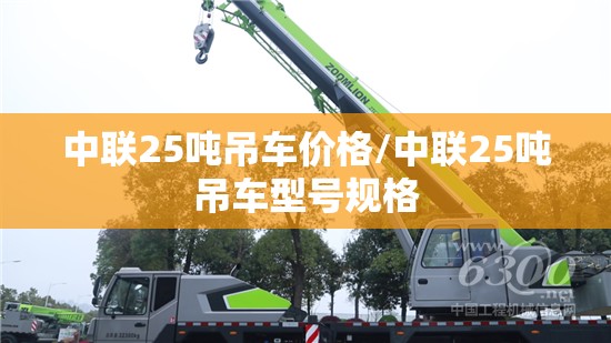 中联25吨吊车价格/中联25吨吊车型号规格
