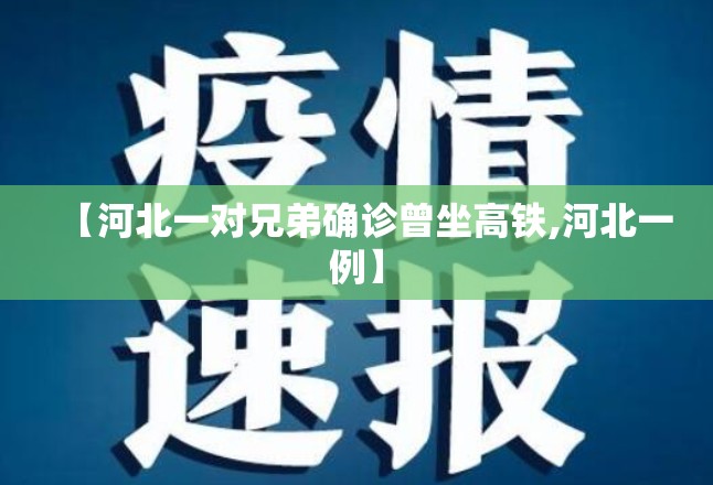 【河北一对兄弟确诊曾坐高铁,河北一例】