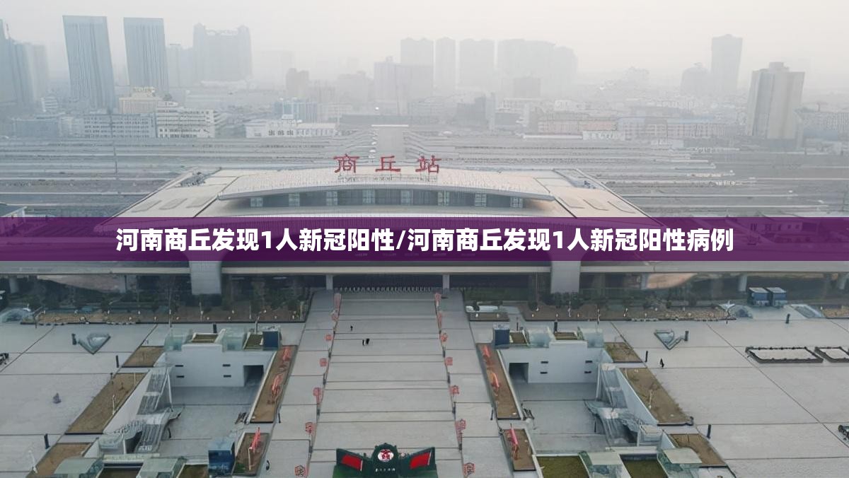 河南商丘发现1人新冠阳性/河南商丘发现1人新冠阳性病例
