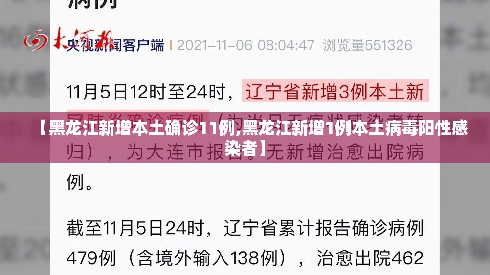 【黑龙江新增本土确诊11例,黑龙江新增1例本土病毒阳性感染者】