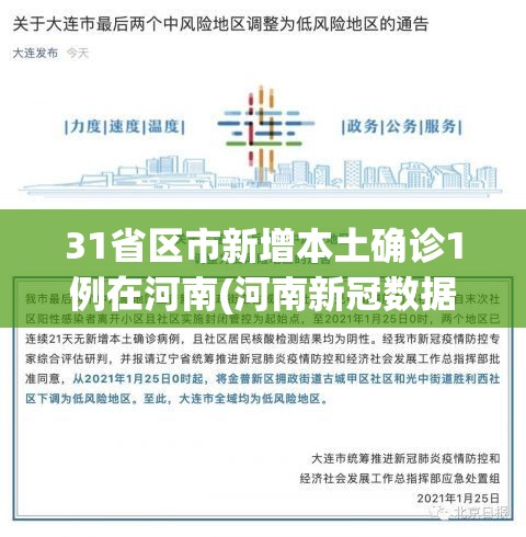 31省区市新增本土确诊1例在河南(河南新冠数据最新) 31省区市新增本土确诊1例在河南(河南新冠数据最新)