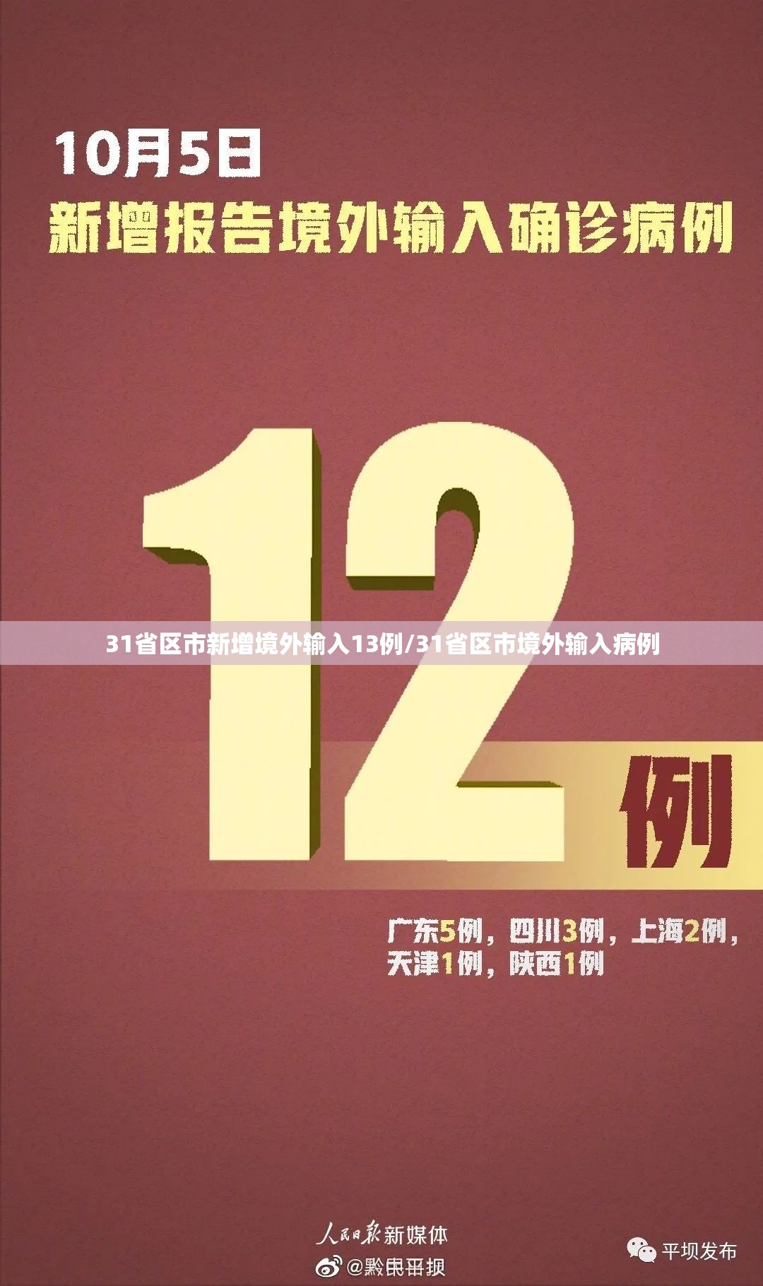 31省区市新增境外输入13例/31省区市境外输入病例 31省区市新增境外输入13例/31省区市境外输入病例