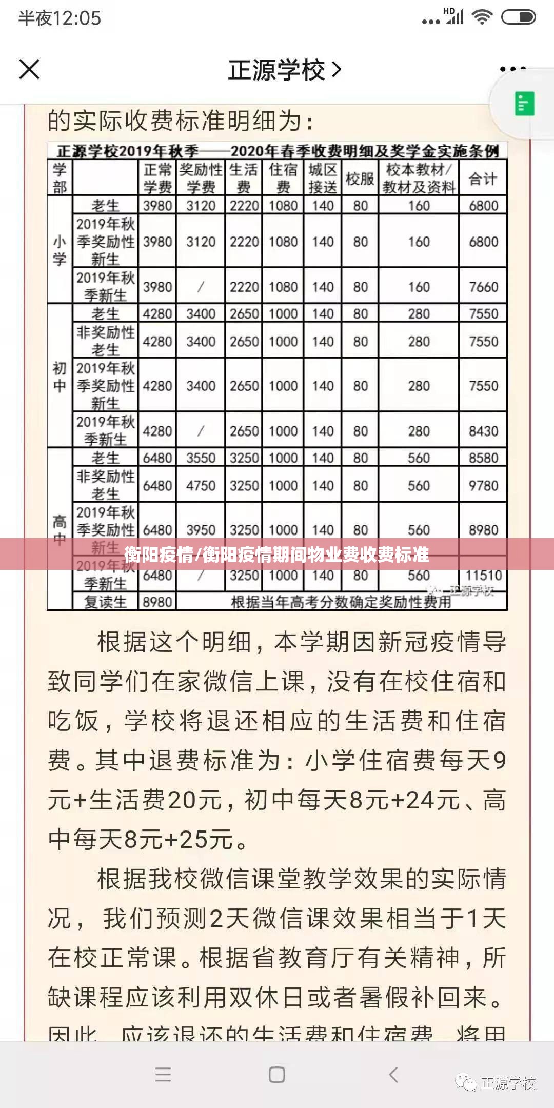 衡阳疫情/衡阳疫情期间物业费收费标准