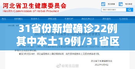 31省份新增确诊22例其中本土19例/31省区市新增确诊101例 其中本土98例