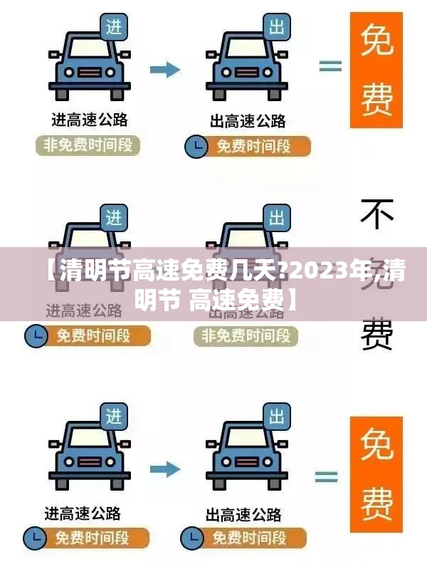 【清明节高速免费几天?2023年,清明节 高速免费】 【清明节高速免费几天?2023年,清明节 高速免费】