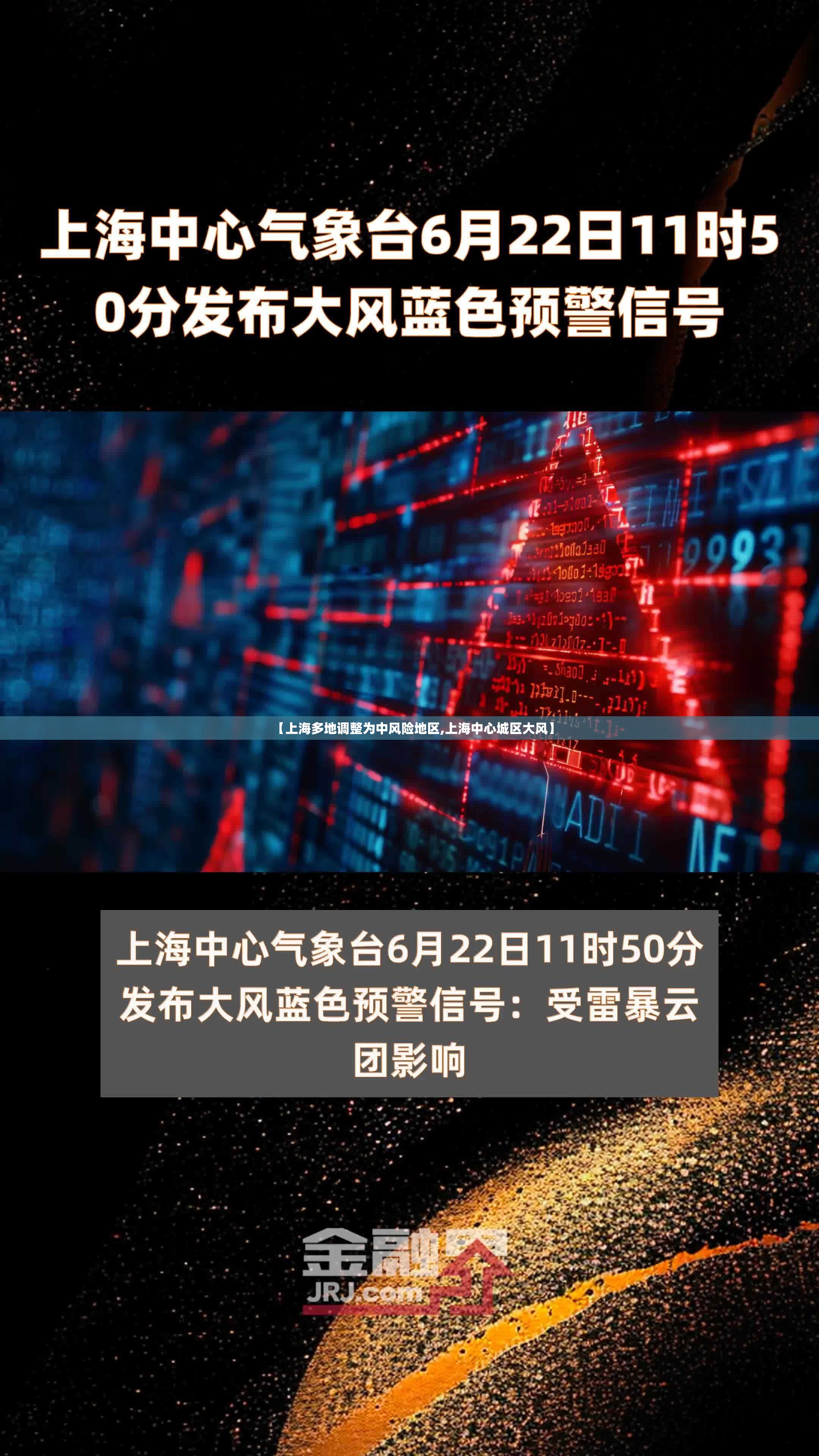 【上海多地调整为中风险地区,上海中心城区大风】