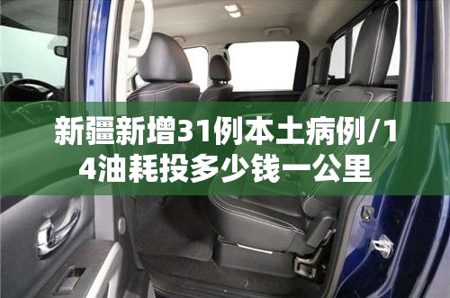 新疆新增31例本土病例/14油耗投多少钱一公里