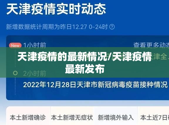 天津疫情的最新情况/天津疫情最新发布