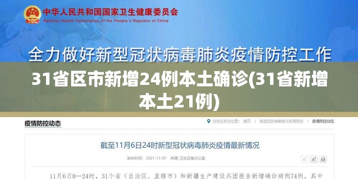 31省区市新增24例本土确诊(31省新增本土21例) 31省区市新增24例本土确诊(31省新增本土21例)