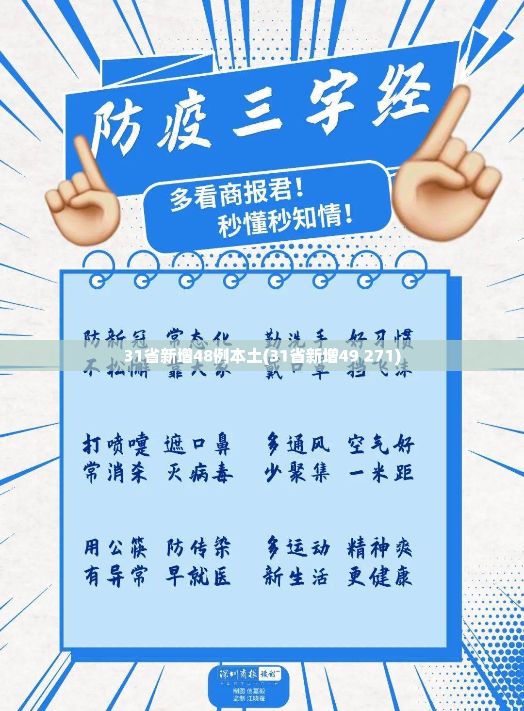 31省新增48例本土(31省新增49 271) 31省新增48例本土(31省新增49 271)