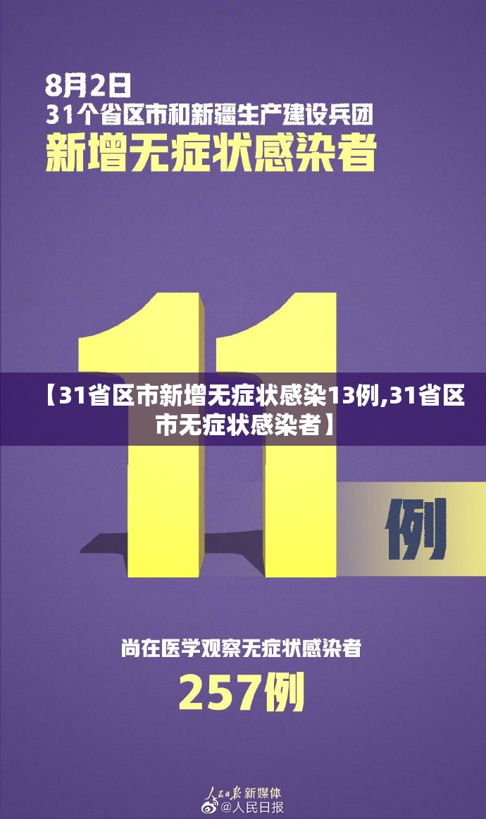 【31省区市新增无症状感染13例,31省区市无症状感染者】 【31省区市新增无症状感染13例,31省区市无症状感染者】