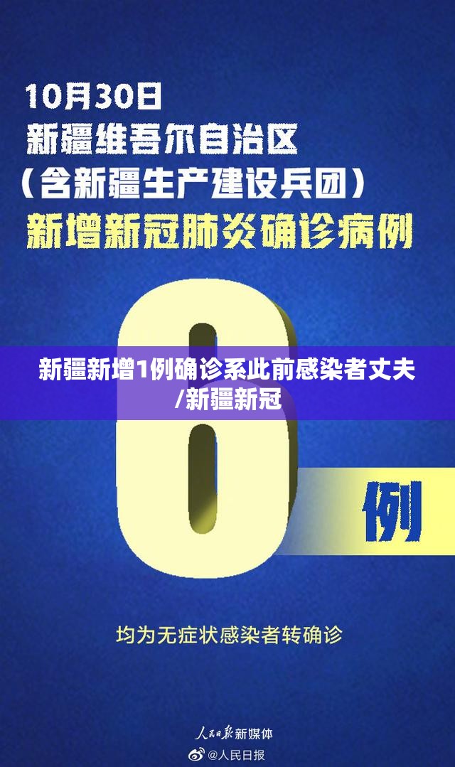 新疆新增1例确诊系此前感染者丈夫/新疆新冠 新疆新增1例确诊系此前感染者丈夫/新疆新冠