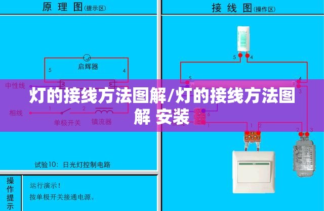 灯的接线方法图解/灯的接线方法图解 安装