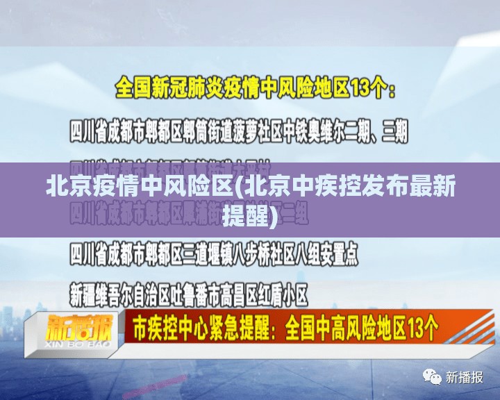 北京疫情中风险区(北京中疾控发布最新提醒) 北京疫情中风险区(北京中疾控发布最新提醒)
