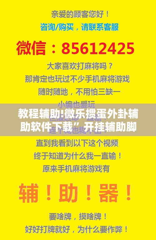 教程辅助!微乐掼蛋外卦辅助软件下载	”开挂辅助脚本+详细开挂安装教程