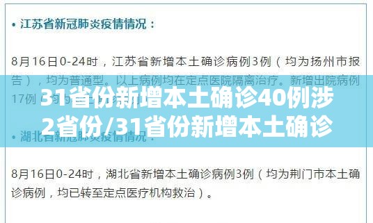 31省份新增本土确诊40例涉2省份/31省份新增本土确诊47例 31省份新增本土确诊40例涉2省份/31省份新增本土确诊47例