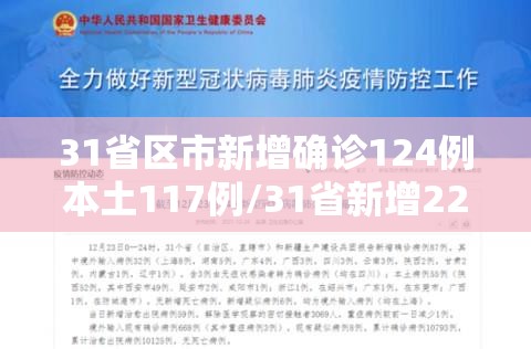31省区市新增确诊124例本土117例/31省新增22例确诊 本土16例 31省区市新增确诊124例本土117例/31省新增22例确诊 本土16例