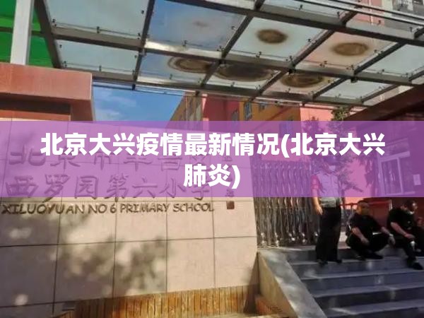 北京大兴疫情最新情况(北京大兴肺炎) 北京大兴疫情最新情况(北京大兴肺炎)