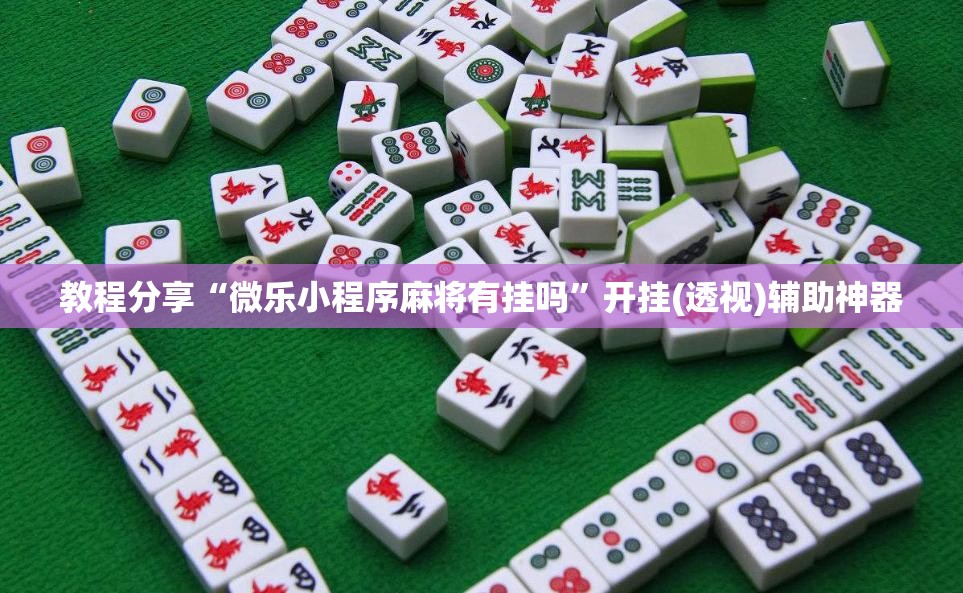 教程分享“微乐小程序麻将有挂吗”开挂(透视)辅助神器