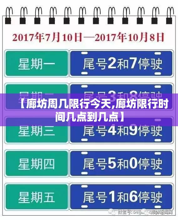 【廊坊周几限行今天,廊坊限行时间几点到几点】 【廊坊周几限行今天,廊坊限行时间几点到几点】