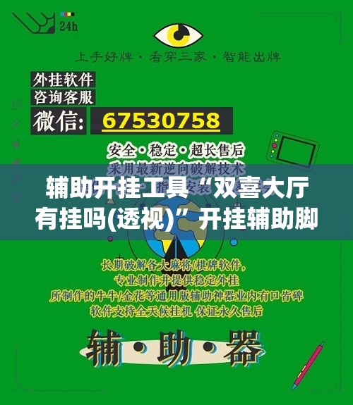 辅助开挂工具“双喜大厅有挂吗(透视)”开挂辅助脚本+详细开挂安装教程