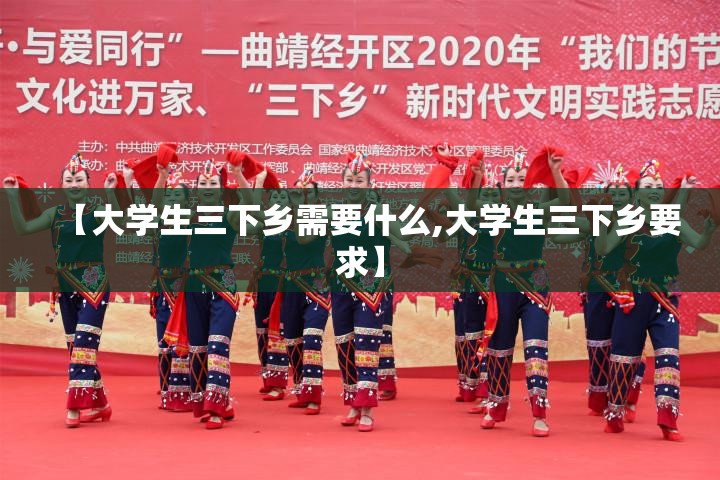 【大学生三下乡需要什么,大学生三下乡要求】