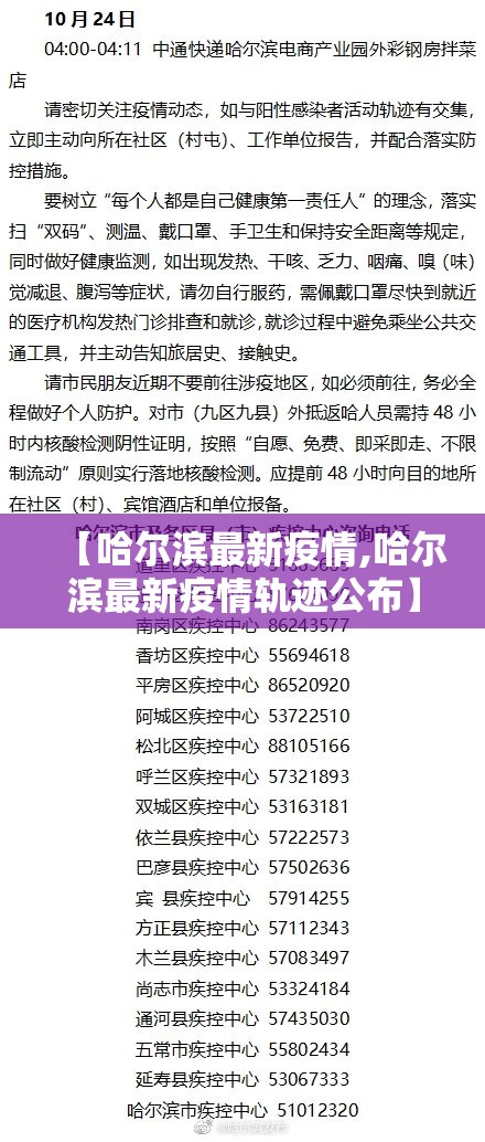【哈尔滨最新疫情,哈尔滨最新疫情轨迹公布】 【哈尔滨最新疫情,哈尔滨最新疫情轨迹公布】
