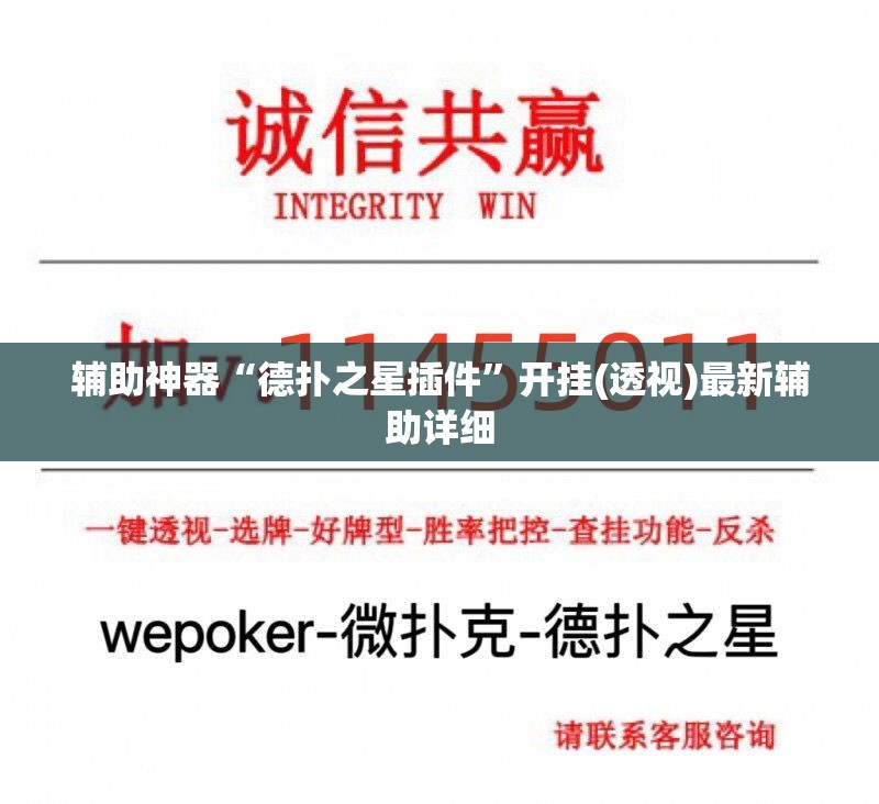辅助神器“德扑之星插件”开挂(透视)最新辅助详细