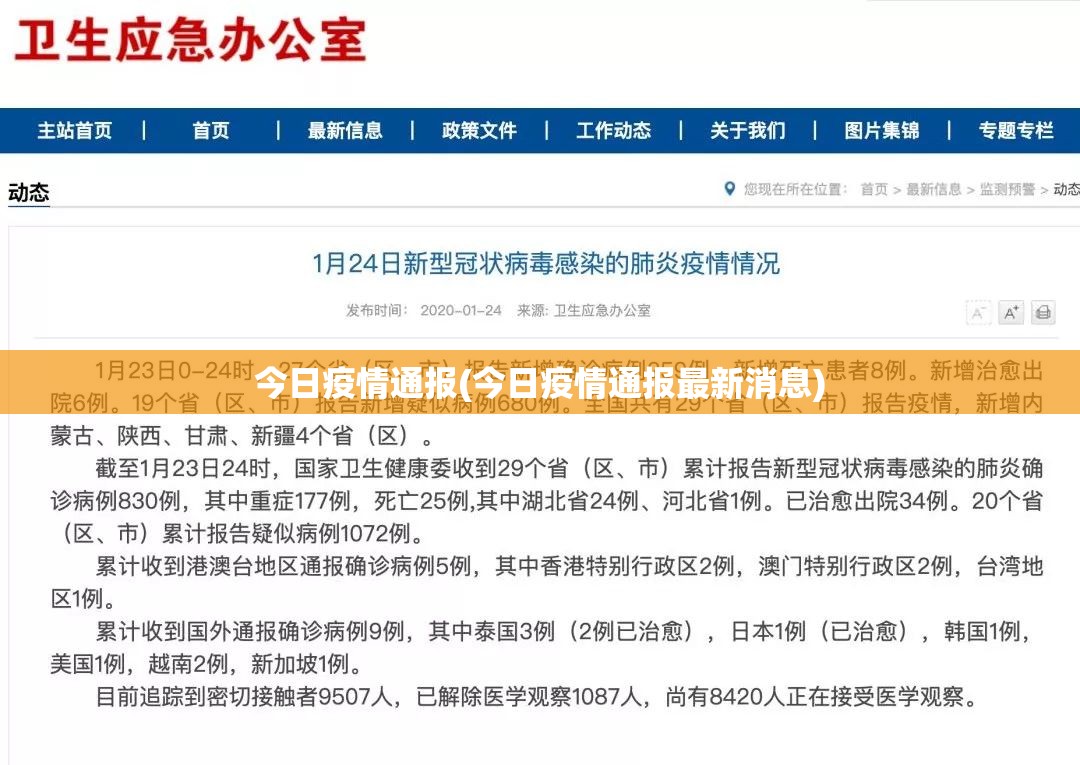 今日疫情通报(今日疫情通报最新消息) 今日疫情通报(今日疫情通报最新消息)